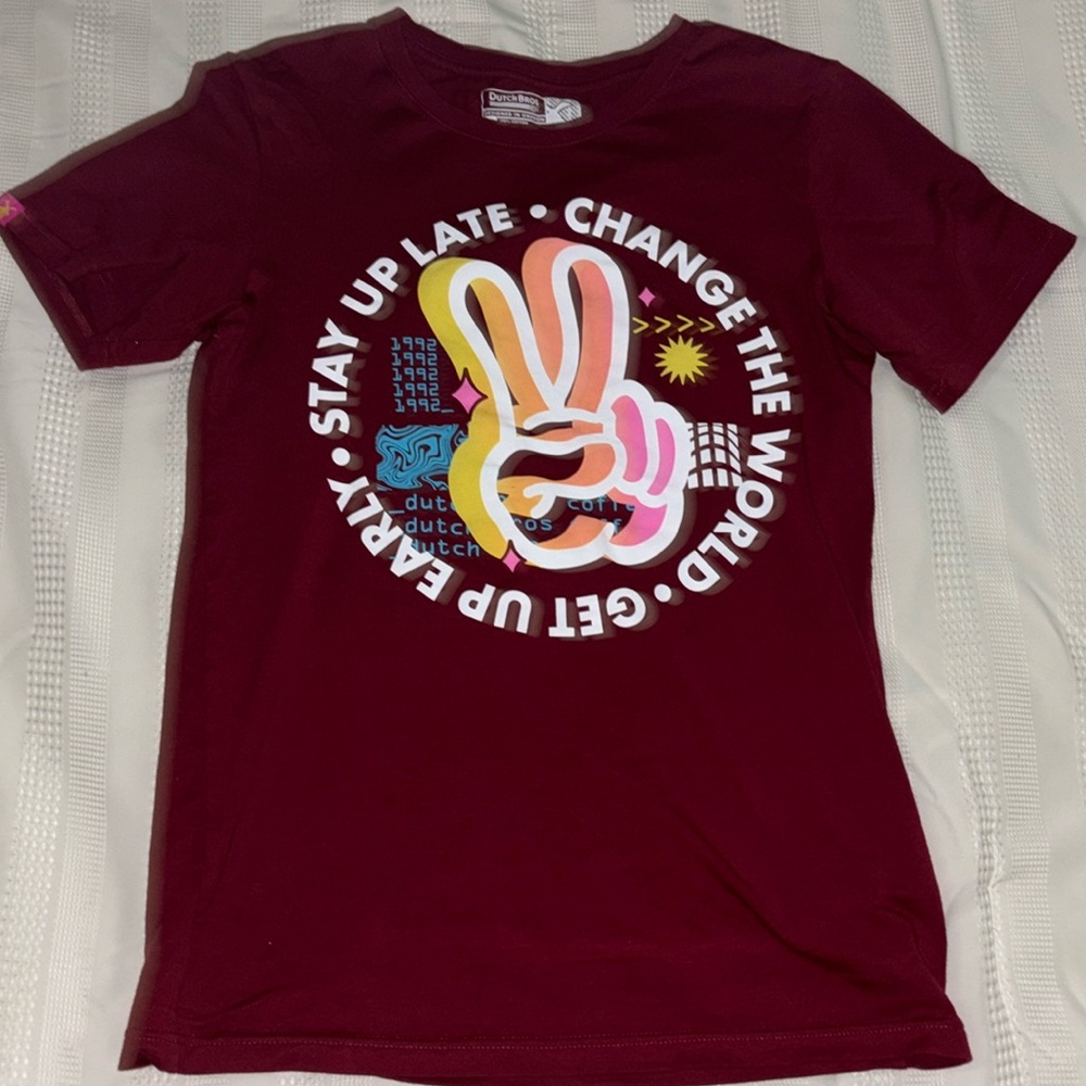 Dutch Bros Men’s Apparel Red Tee